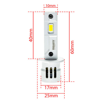 LED-konverteringssats – H1 – 6000K – 9V - 16V – P14.5S – 2-pack