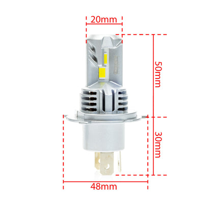 LED-konverteringssats – H4 – 6000K – 9V - 16V – P43t – 2-pack