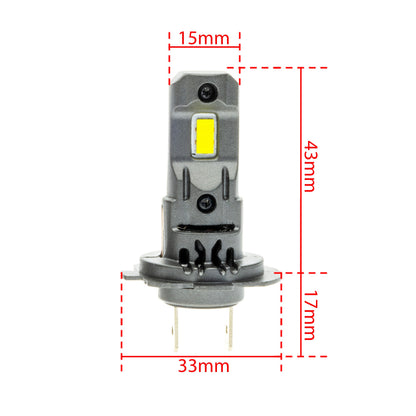 LED-konverteringssats – H7 – 6000K – 9V - 16V – PX26D – 2-pack