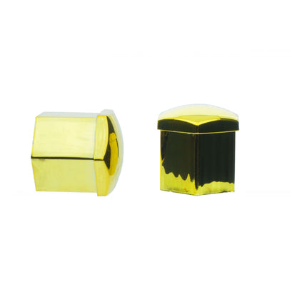 Hjulmutterskydd – metallic-guld – Plast – 20-pack – 24 mm mm