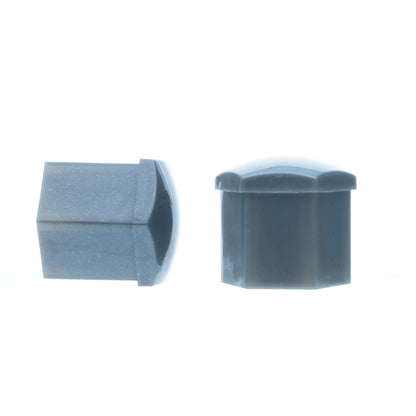 Hjulmutterskydd – Grå – Plast – 20-pack – 18 mm mm