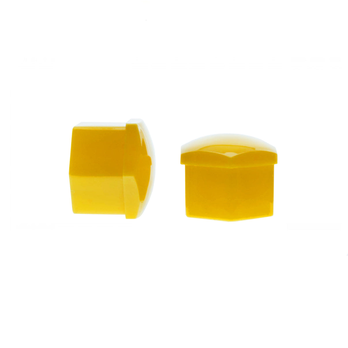 Hjulmutterskydd – Gul – Plast – 20-pack – 18 mm mm