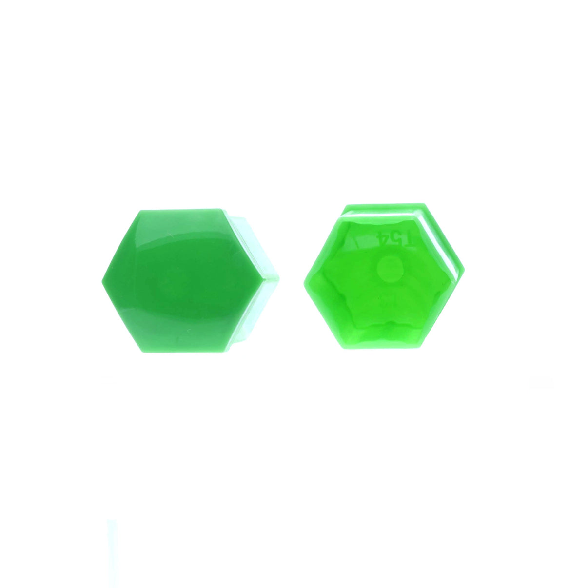 Hjulmutterskydd – Grön – Plast – 20-pack – 18 mm mm