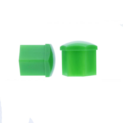 Hjulmutterskydd – Grön – Plast – 20-pack – 18 mm mm