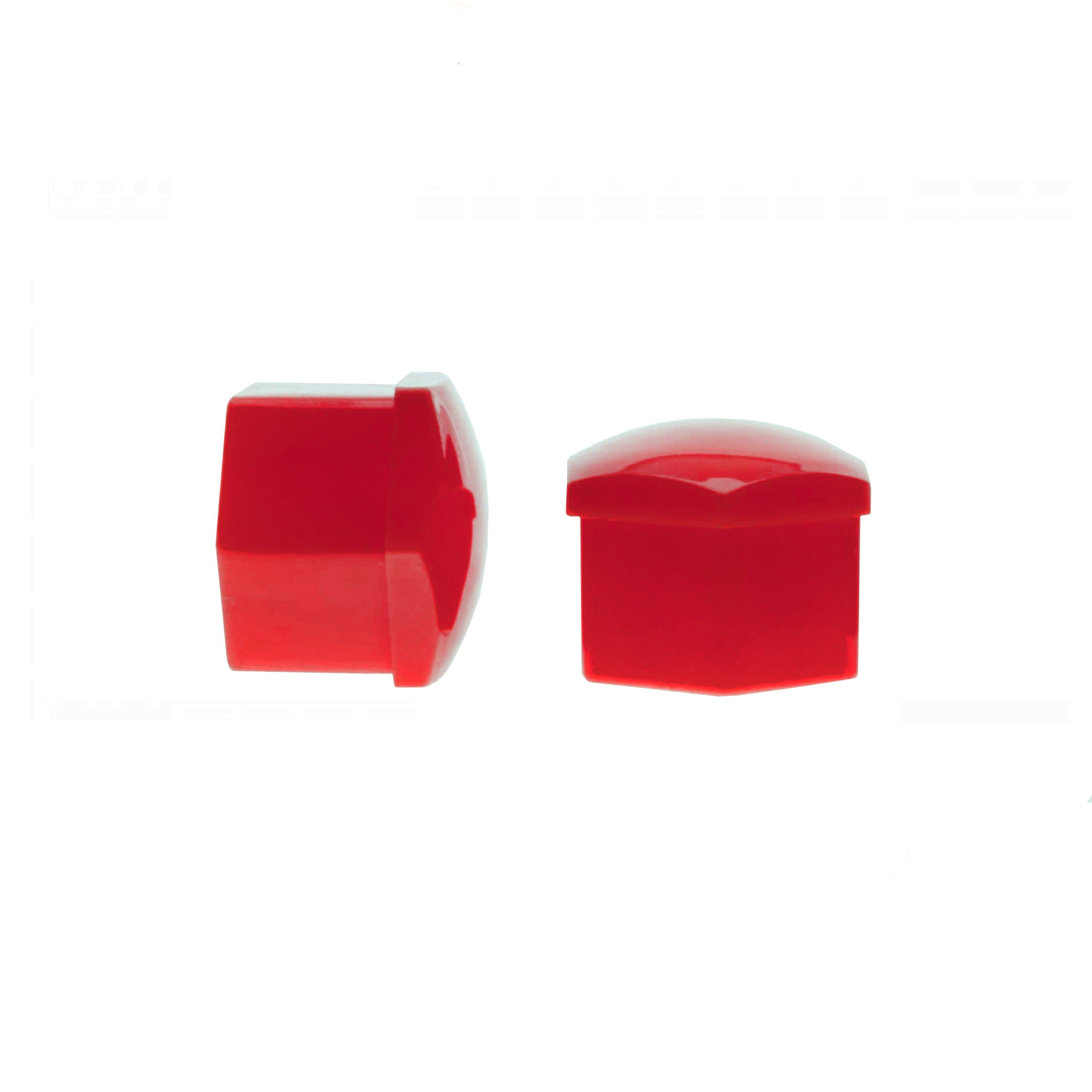 Hjulmutterskydd – Röd – Plast – 20-pack – 24 mm mm