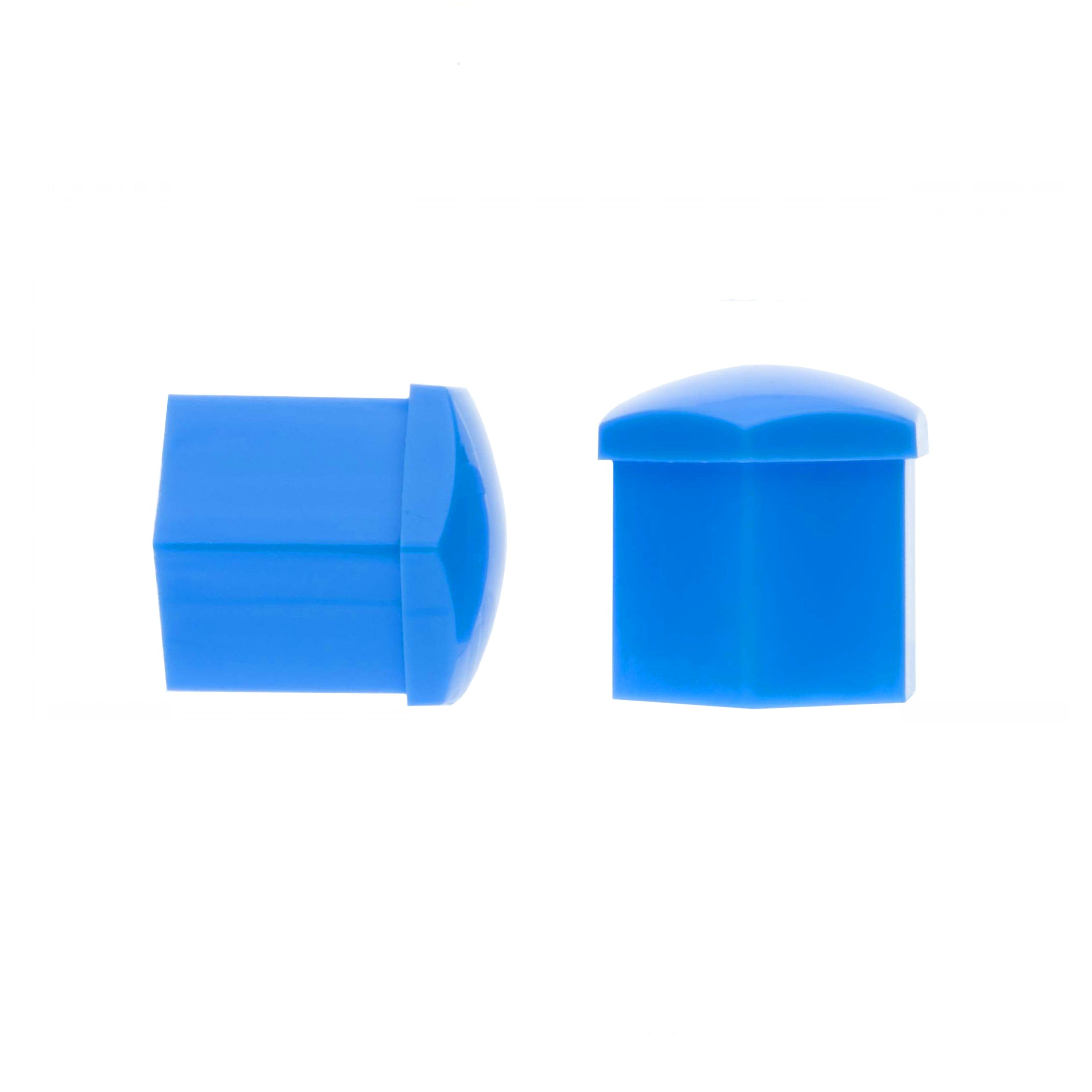 Hjulmutterskydd – Blå – Plast – 20-pack – 24 mm mm