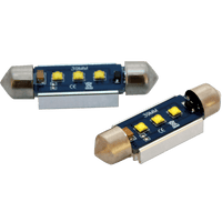 produktbillede fra forsiden viser 39mm – C5W Super Canbus Cree LED – Carlevel