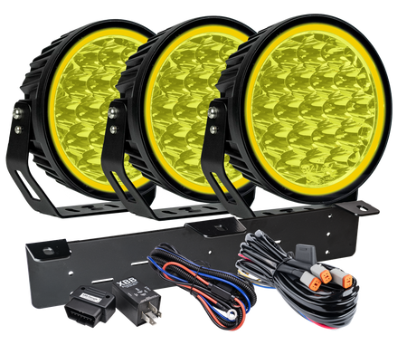produktbillede fra forsiden viser W – Light XTREME W9 RAD3 – Gul – W-Light