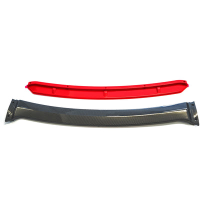 Frontsplitter – Röd inserts – ABS