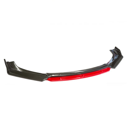 Frontsplitter – Röd inserts – ABS