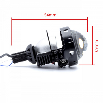 LED-projektorlins för strålkastare Alfa Romeo 146/147 m.fl. – 3" mm