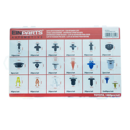 Fästclips – 460-pack
