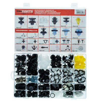 Fästclips – 286-pack