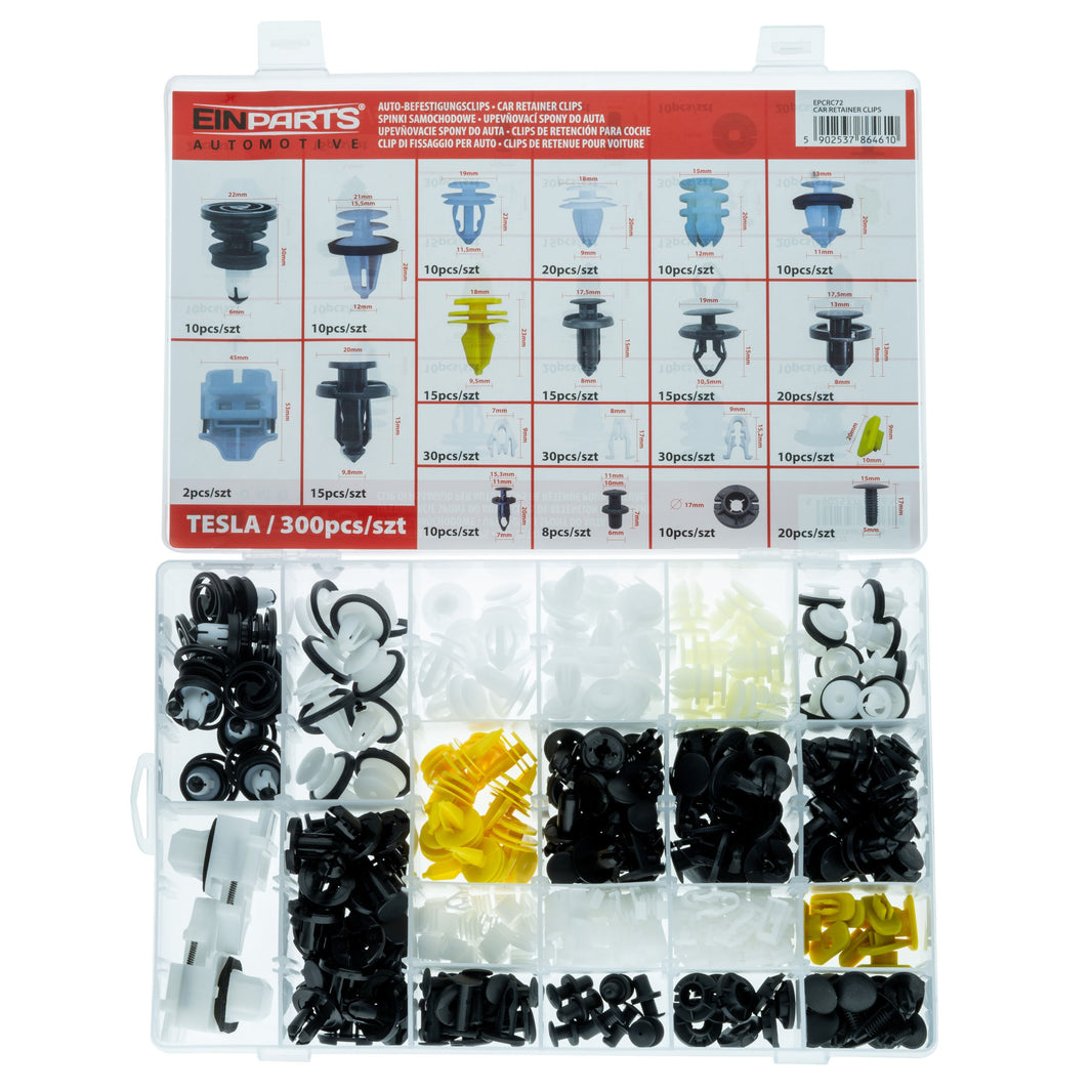 Fästclips – 300-pack