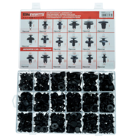 Fästclips – 308-pack