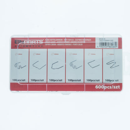 Fästclips – 600-pack