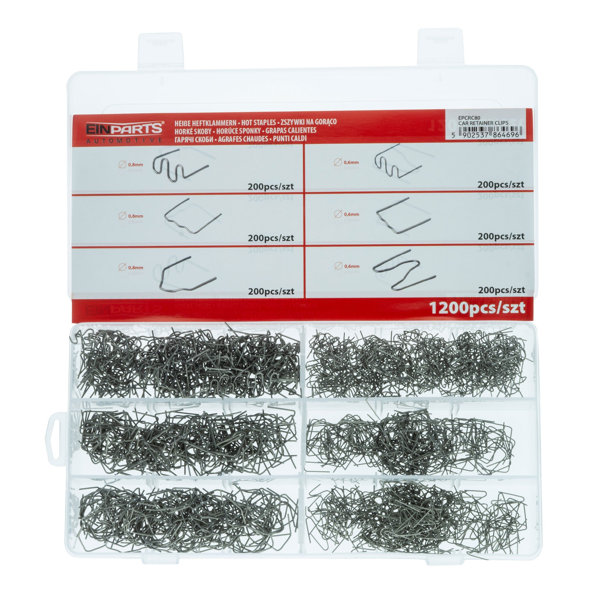 Fästclips – 100-pack