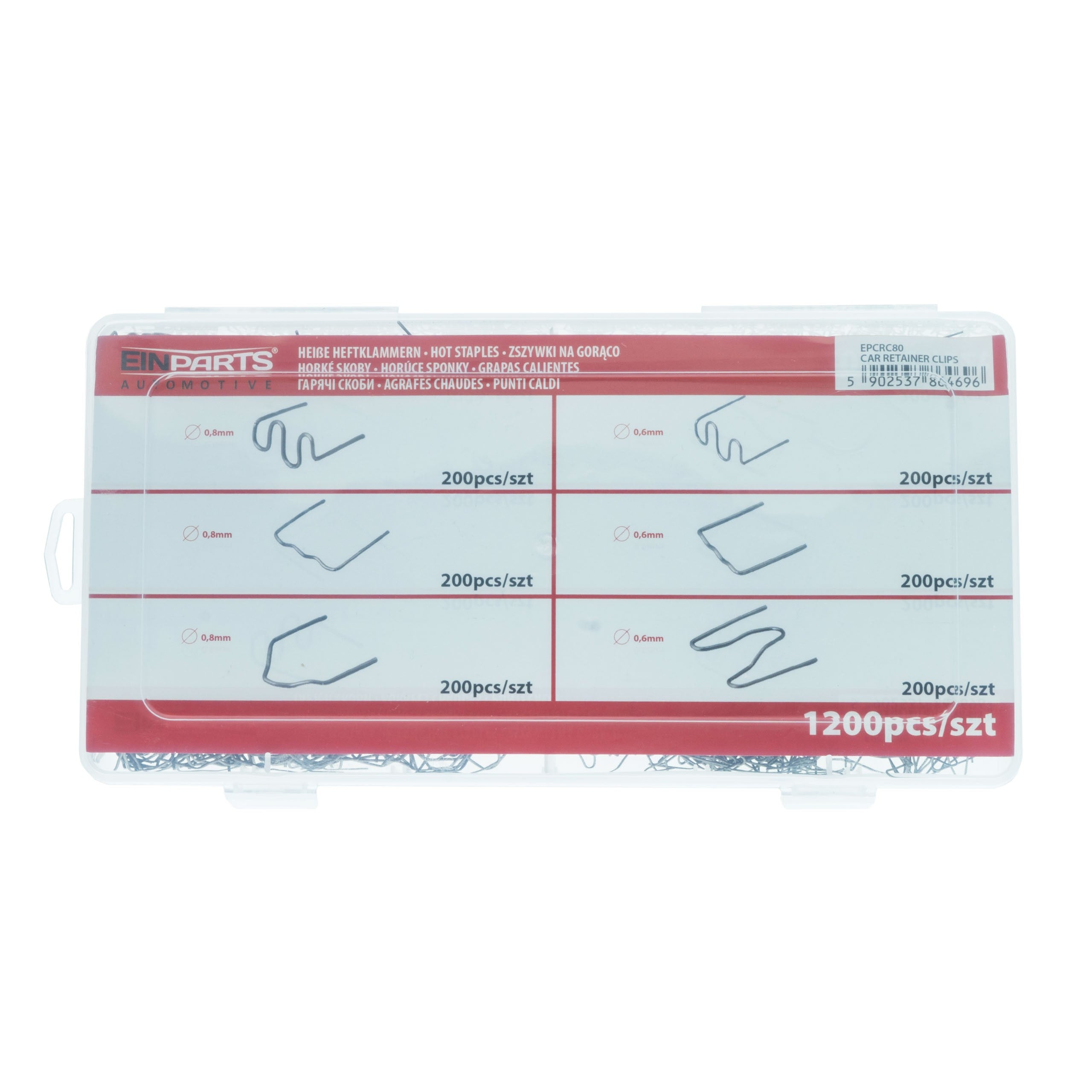 Fästclips – 100-pack