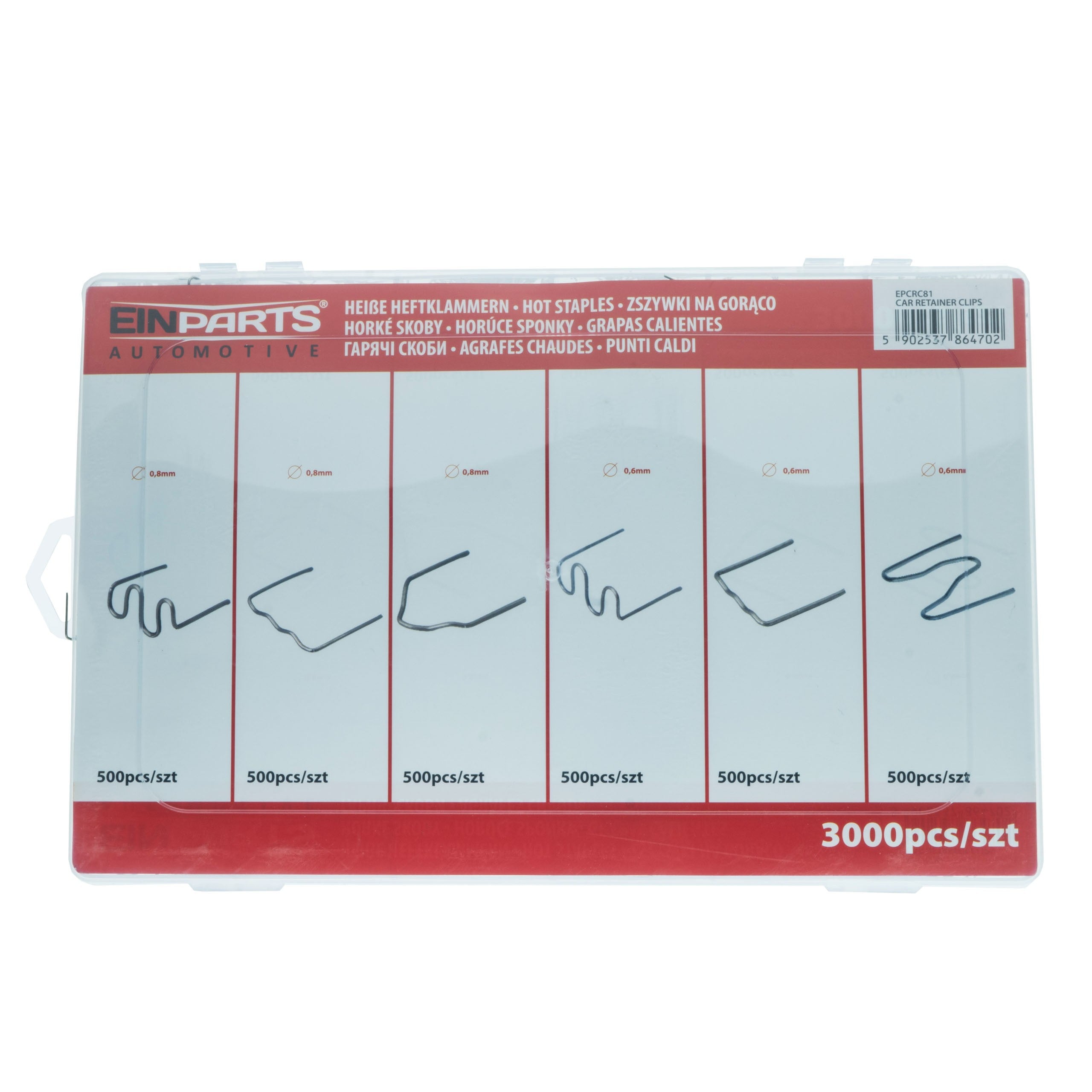 Fästclips – 3000-pack