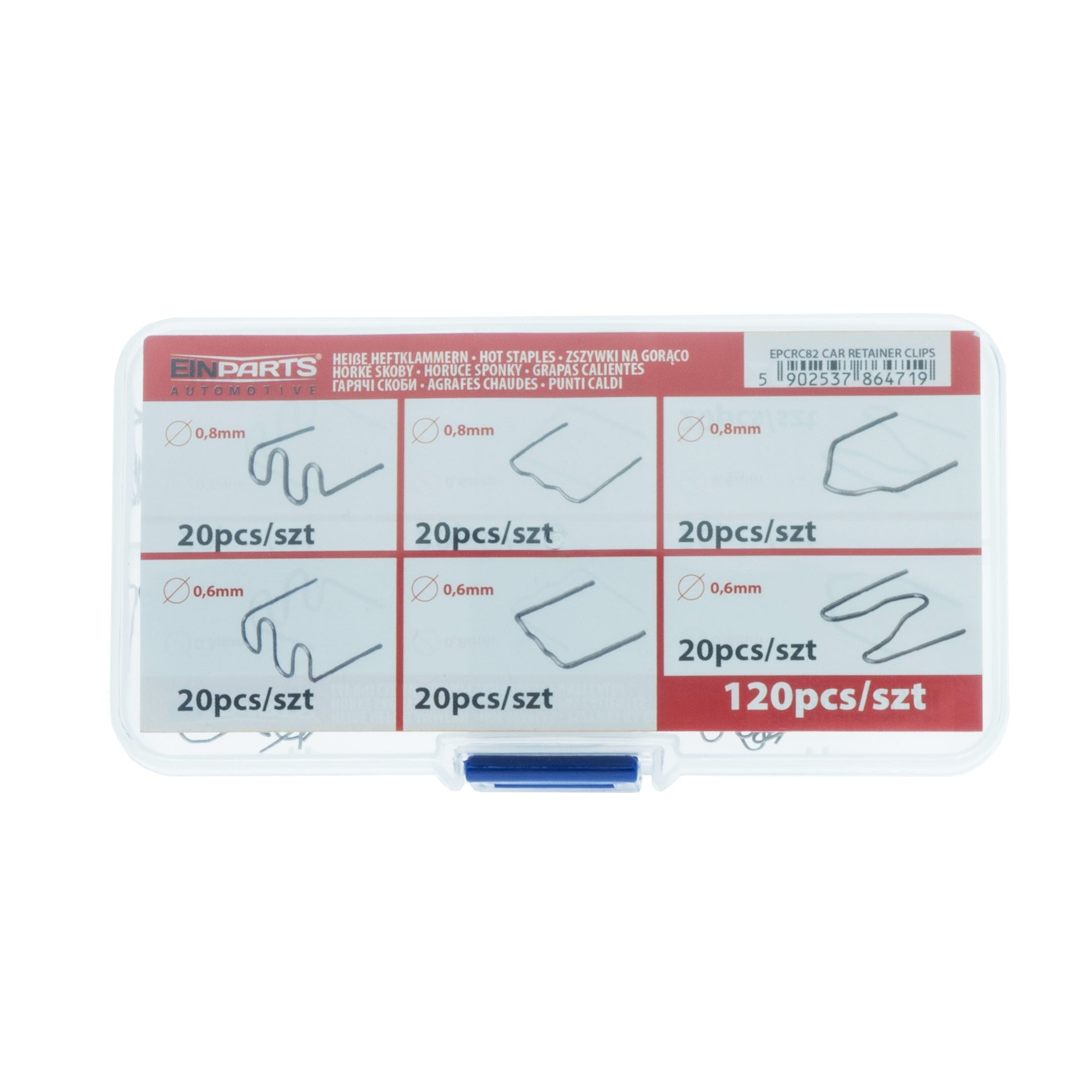 Fästclips – 120-pack
