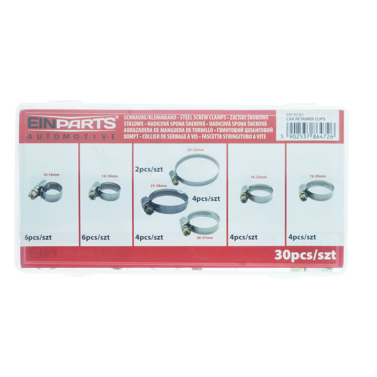 Fästclips – 30-pack
