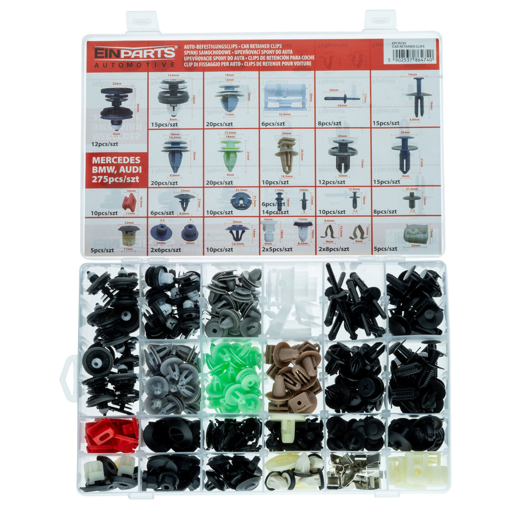 Fästclips – 275-pack