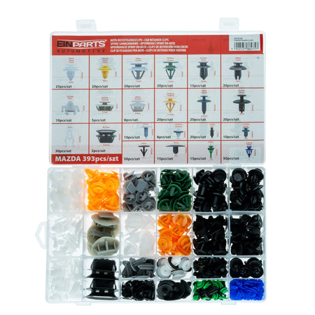 Fästclips – 393-pack