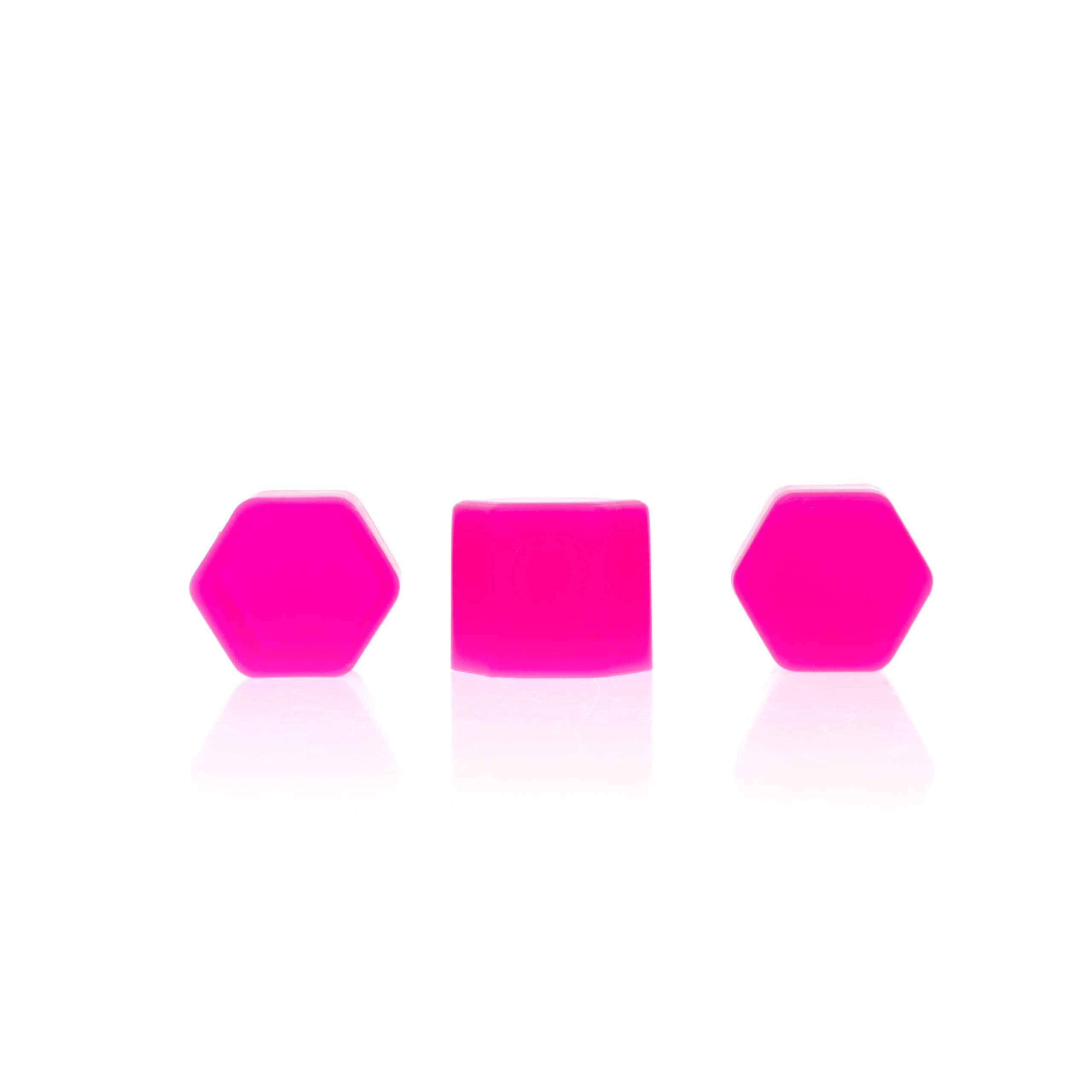 Hjulmutterskydd – Rosa – Silikon – 20-pack – 17 mm