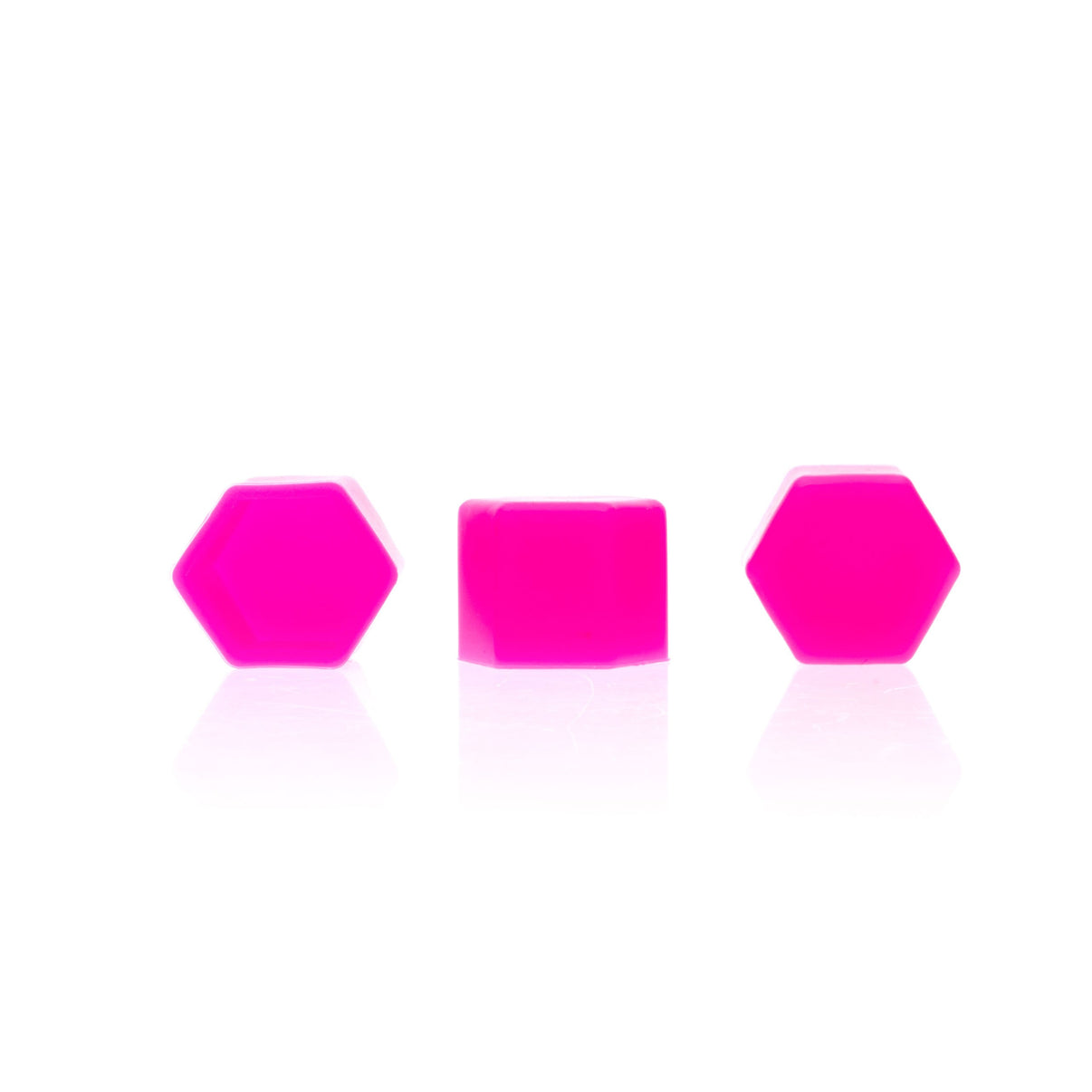 Hjulmutterskydd – Rosa – Silikon – 20-pack – 19 mm