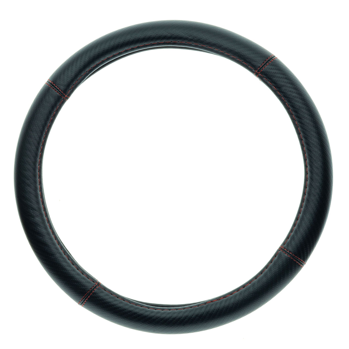 Rattskydd – Svart – Konstläder, Rattdiameter: 37-39 cm