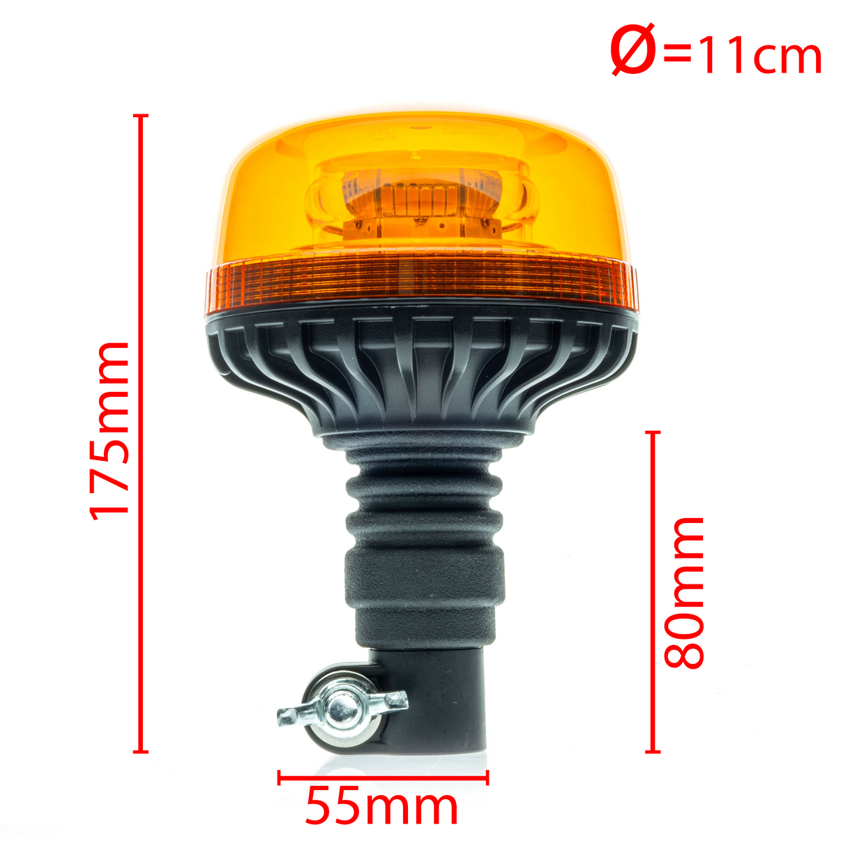 LED-varningsljus – 1700–1800K (Orange) – 19W – 12V, 24V