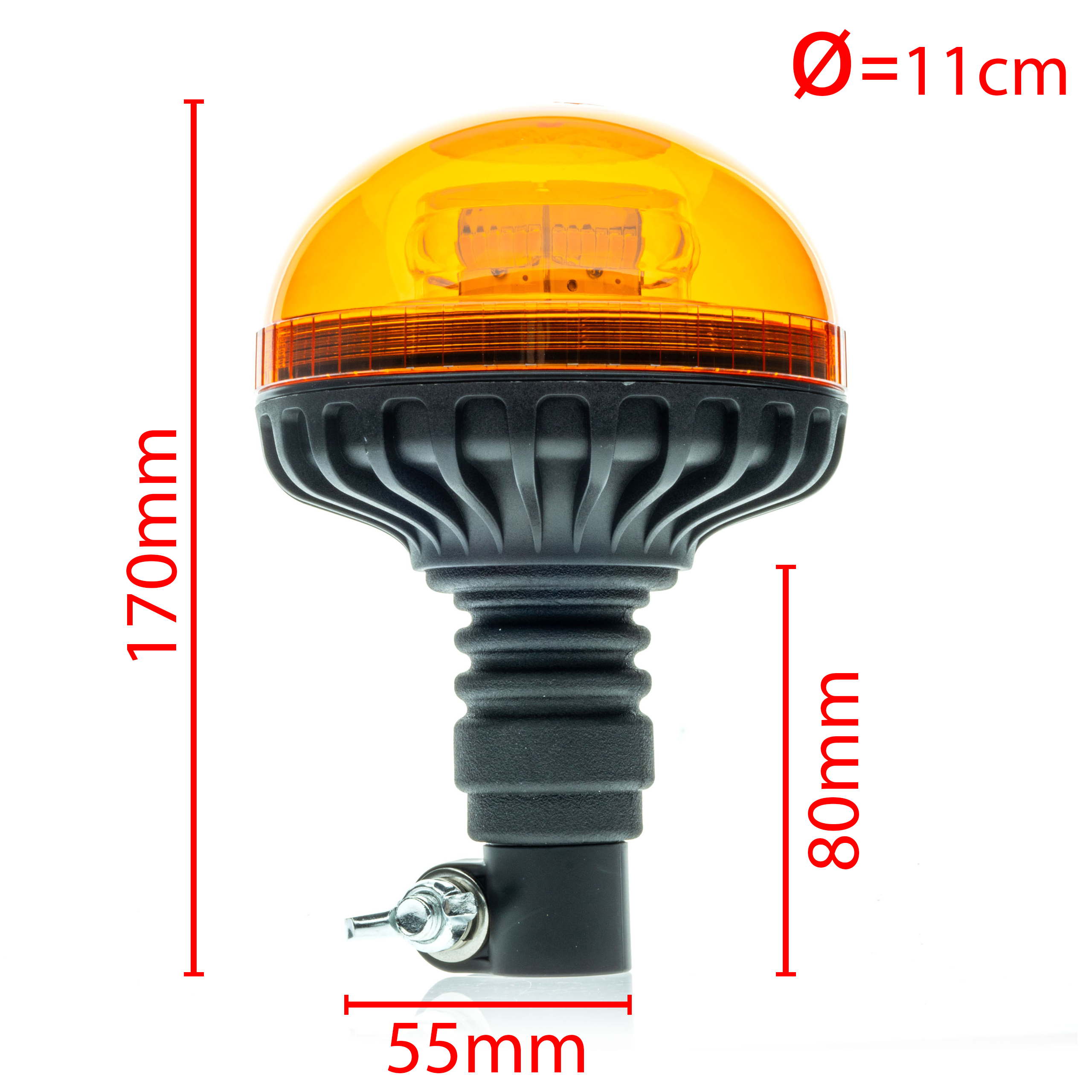 LED-varningsljus – 1700–1800K (Orange) – 19W – 12V, 24V
