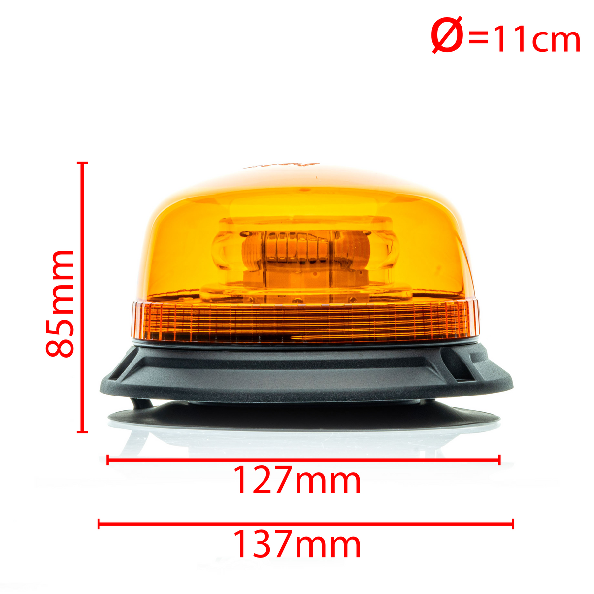 LED-varningsljus – 1700–1800K (Orange) – 19W – 12V, 24V