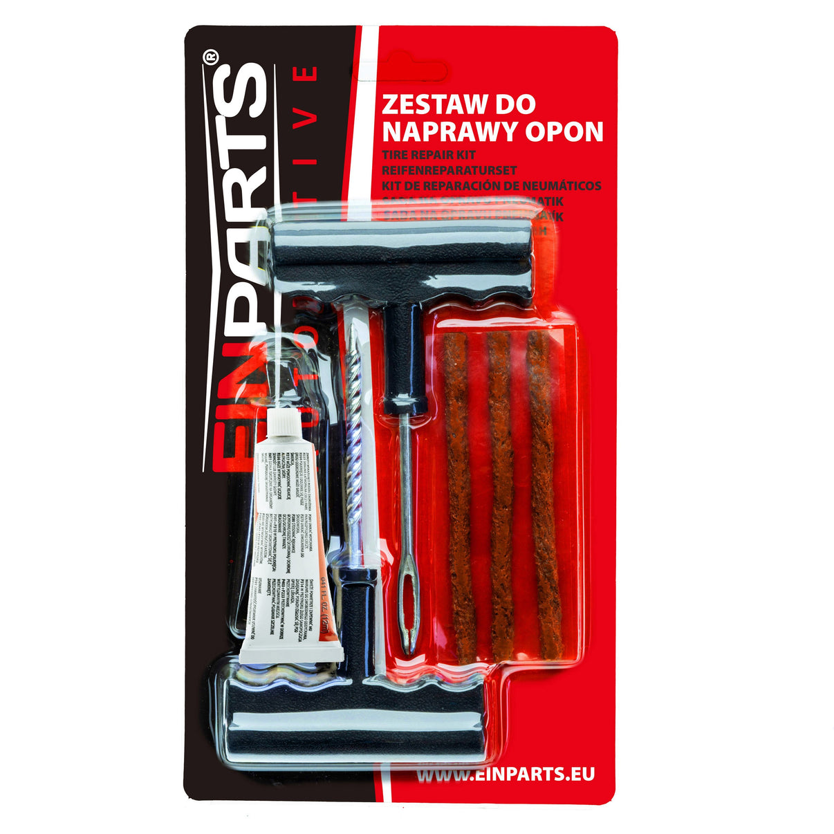 Däckreparationskit – 100 cm – Gummi – 6-pack