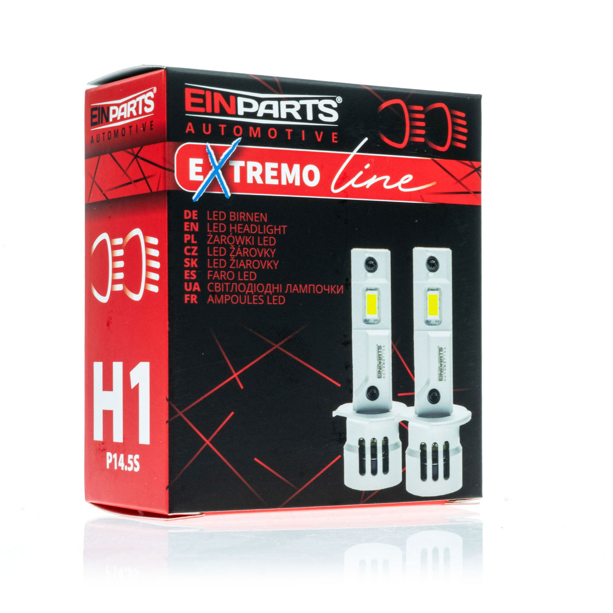 LED-konverteringssats – H1 – 6000K – 9V - 16V – P14.5S – 2-pack