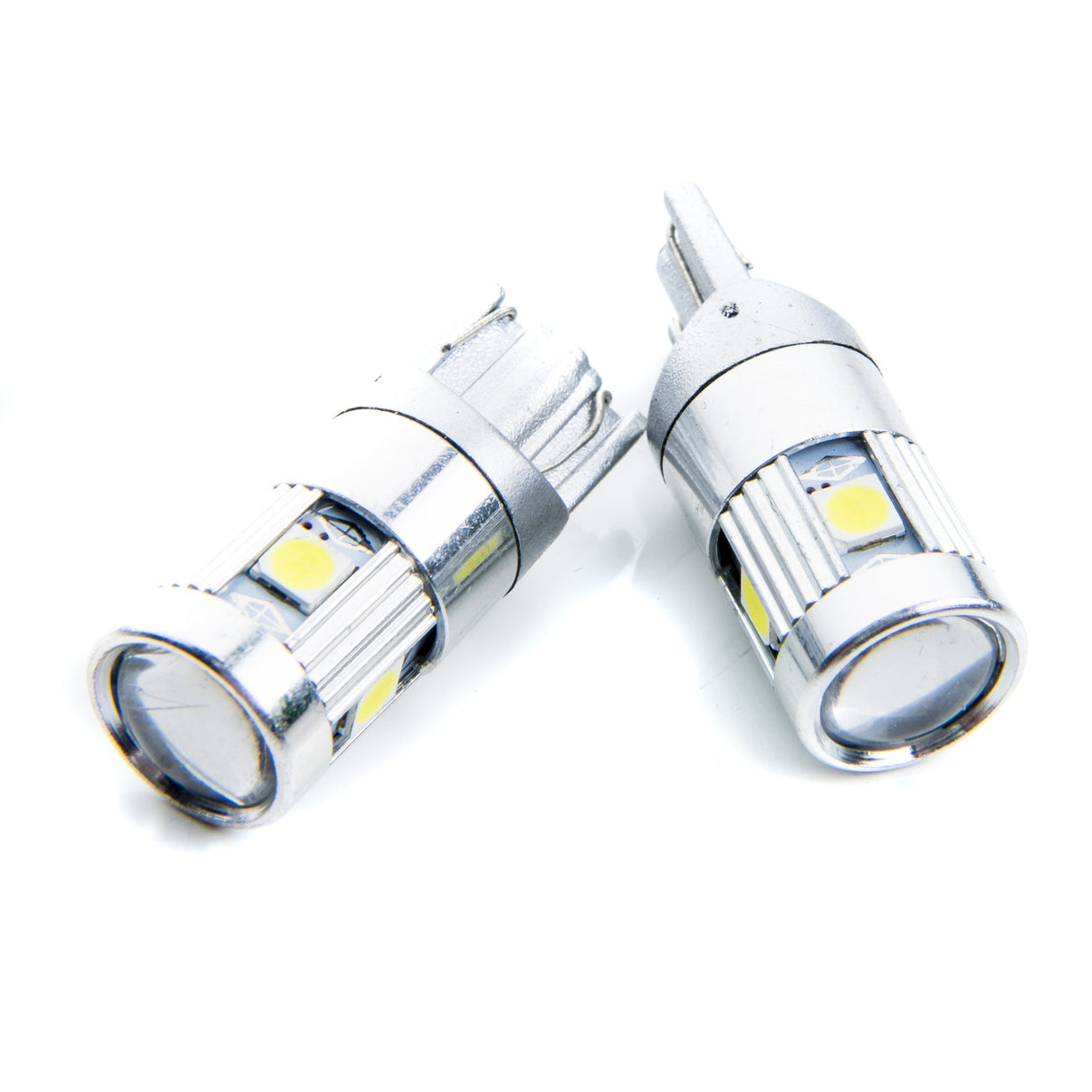 LED-lampa för bil – W5W – W2,1x9,5d – 6000K – 5 LED – SMD 3030 PHILIPS – 2-pack