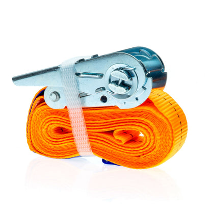 Lastsäkring – Orange – 4 m – 25 mm mm