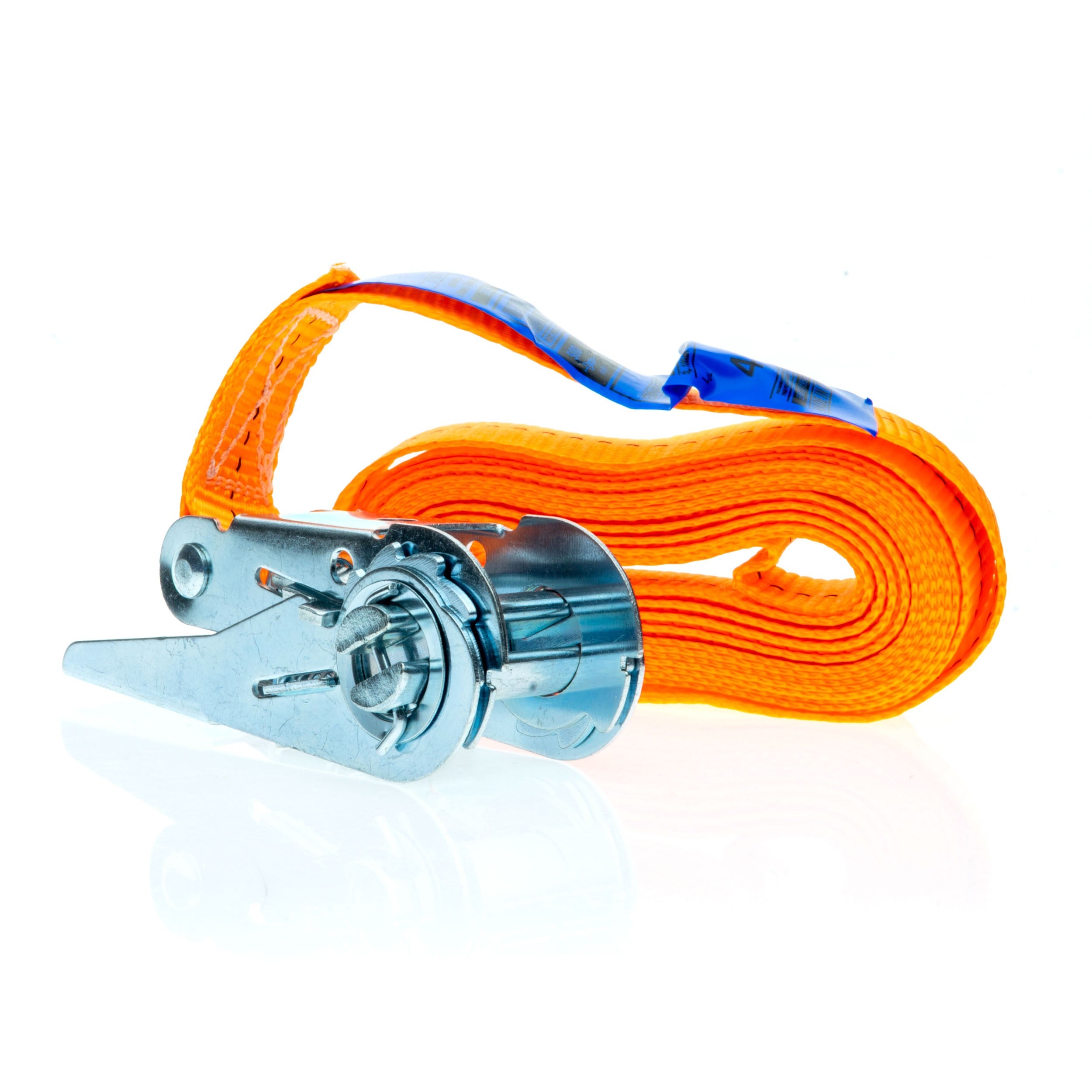 Lastsäkring – Orange – 4 m – 25 mm mm