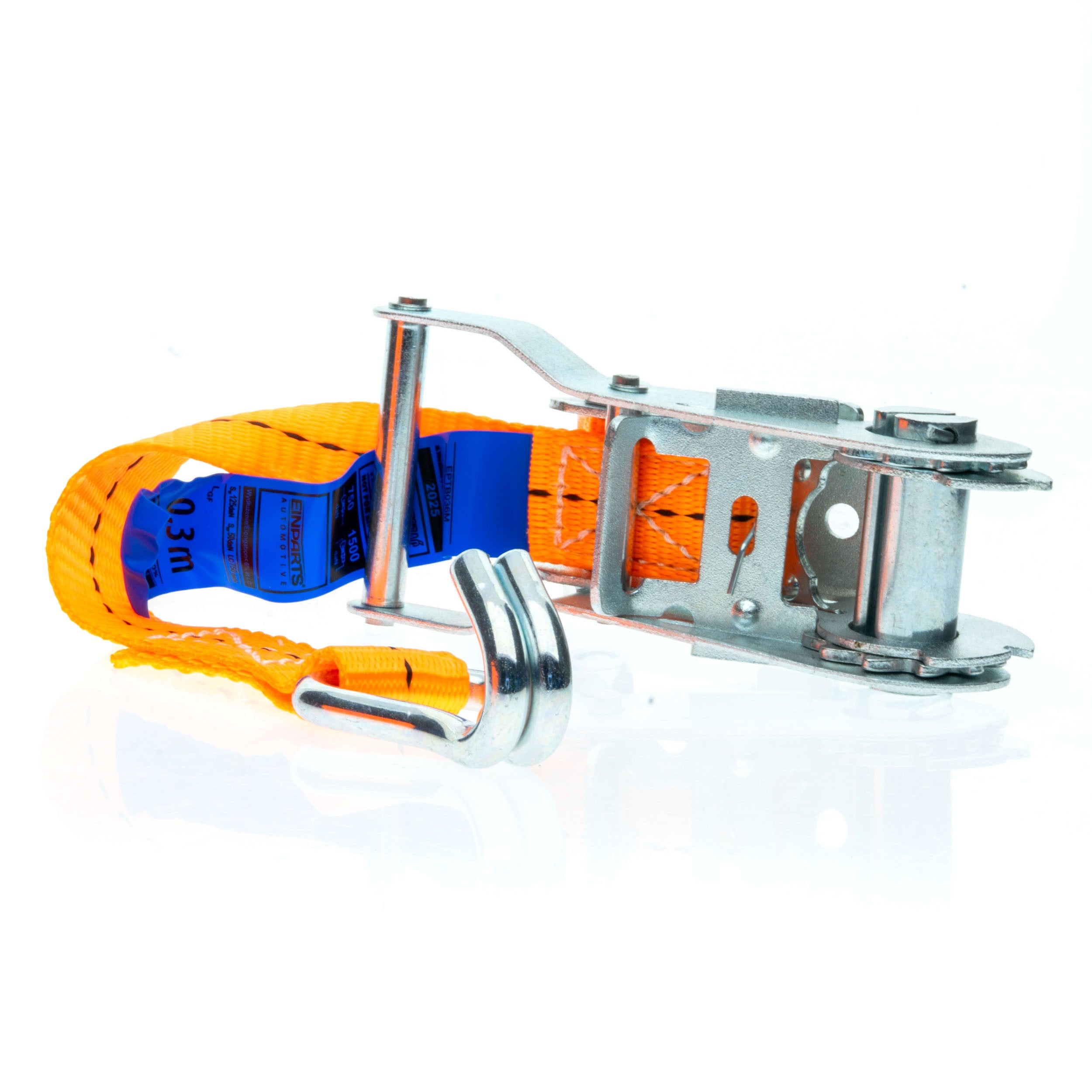 Lastsäkring – Orange – 6 m – 25 mm mm