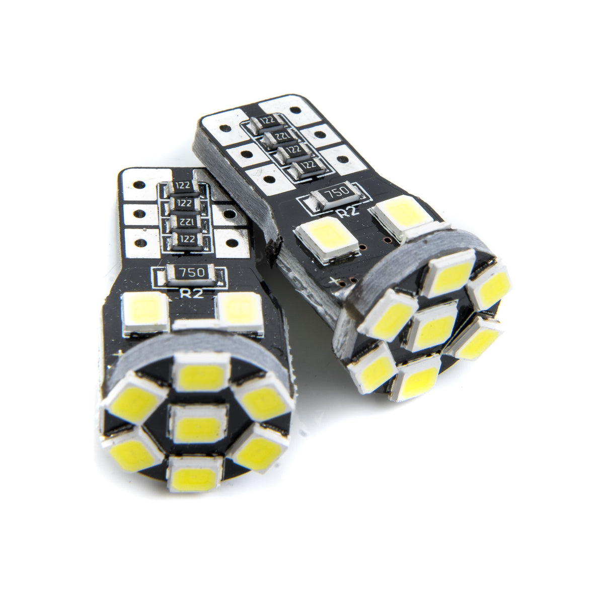 LED-lampa för bil – W5W – W2,1x9,5d – 6000K – 13 LED – SMD 2835 – 2-pack