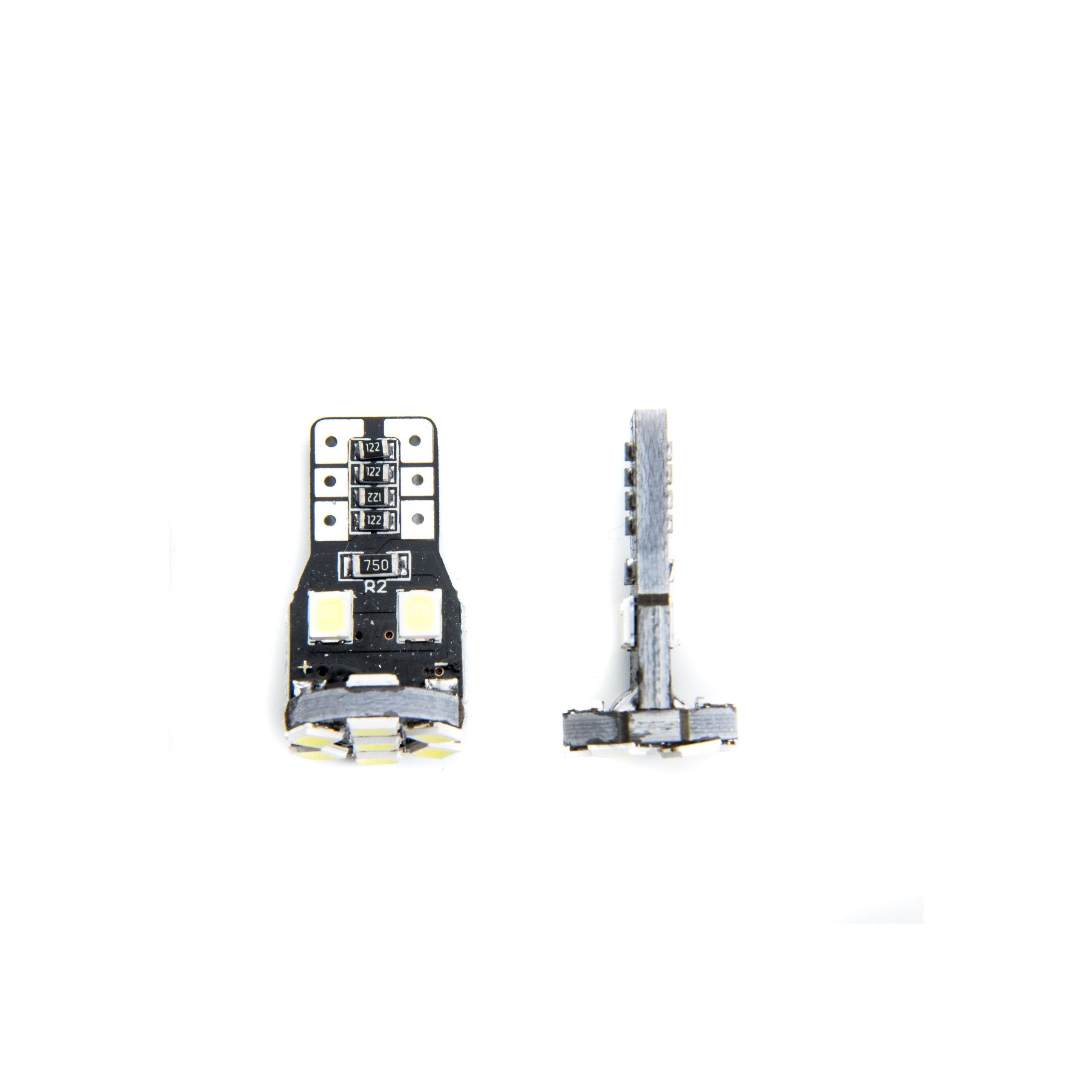 LED-lampa för bil – W5W – W2,1x9,5d – 6000K – 13 LED – SMD 2835 – 2-pack