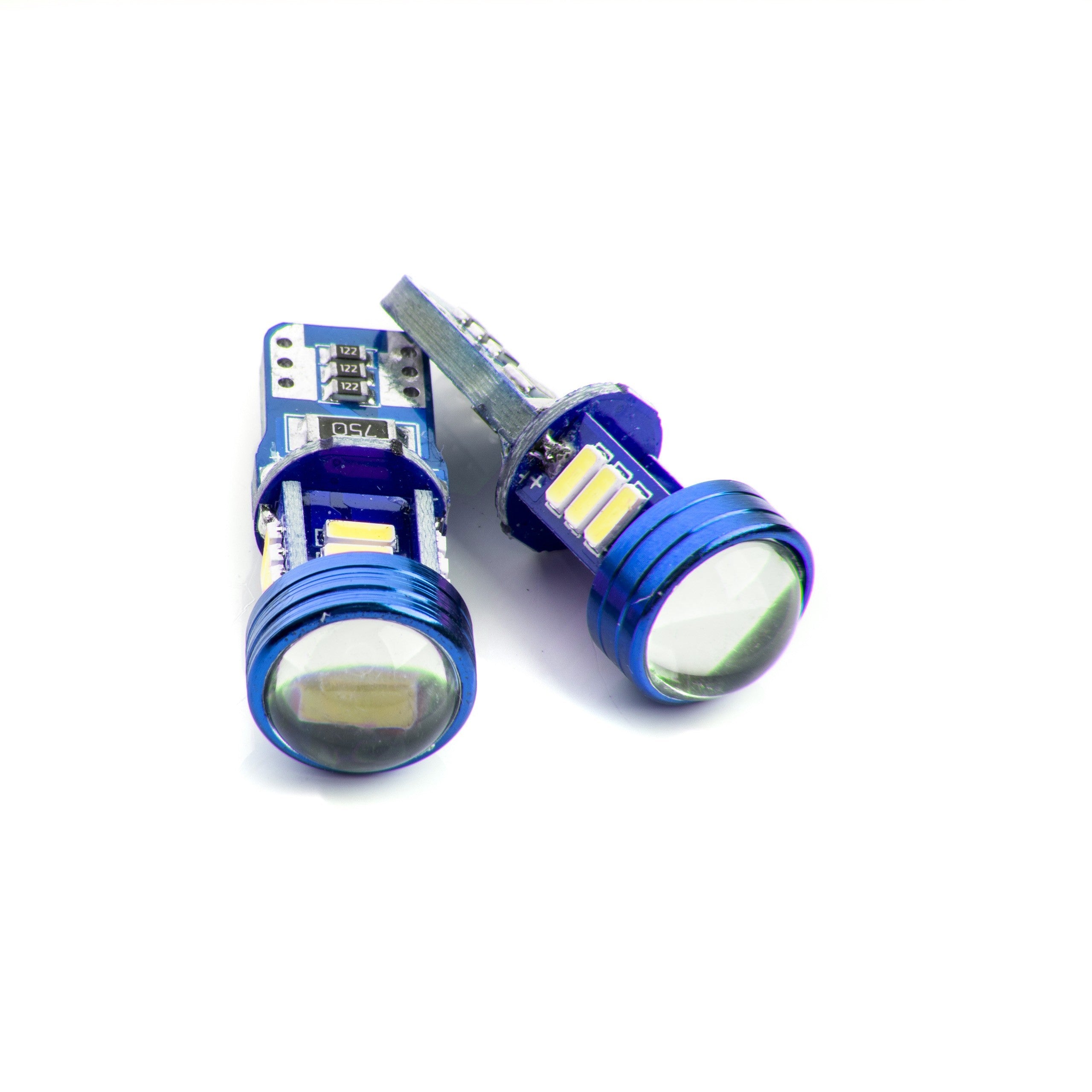 LED-lampa för bil – W5W – W2,1x9,5d – 6000K – 15 LED – SMD 4014 – 2-pack
