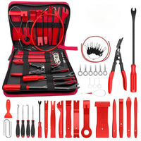 produktbild framifrån visande 43-delars Trimverktyg för Bilinteriör – Carlevel