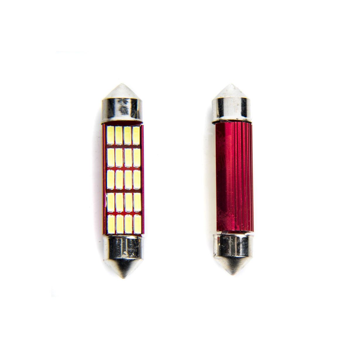 LED-lampa för bil – C5W/ C10W – SV8.5–8 – 6000K – 20 LED – SMD 4014 – 2-pack