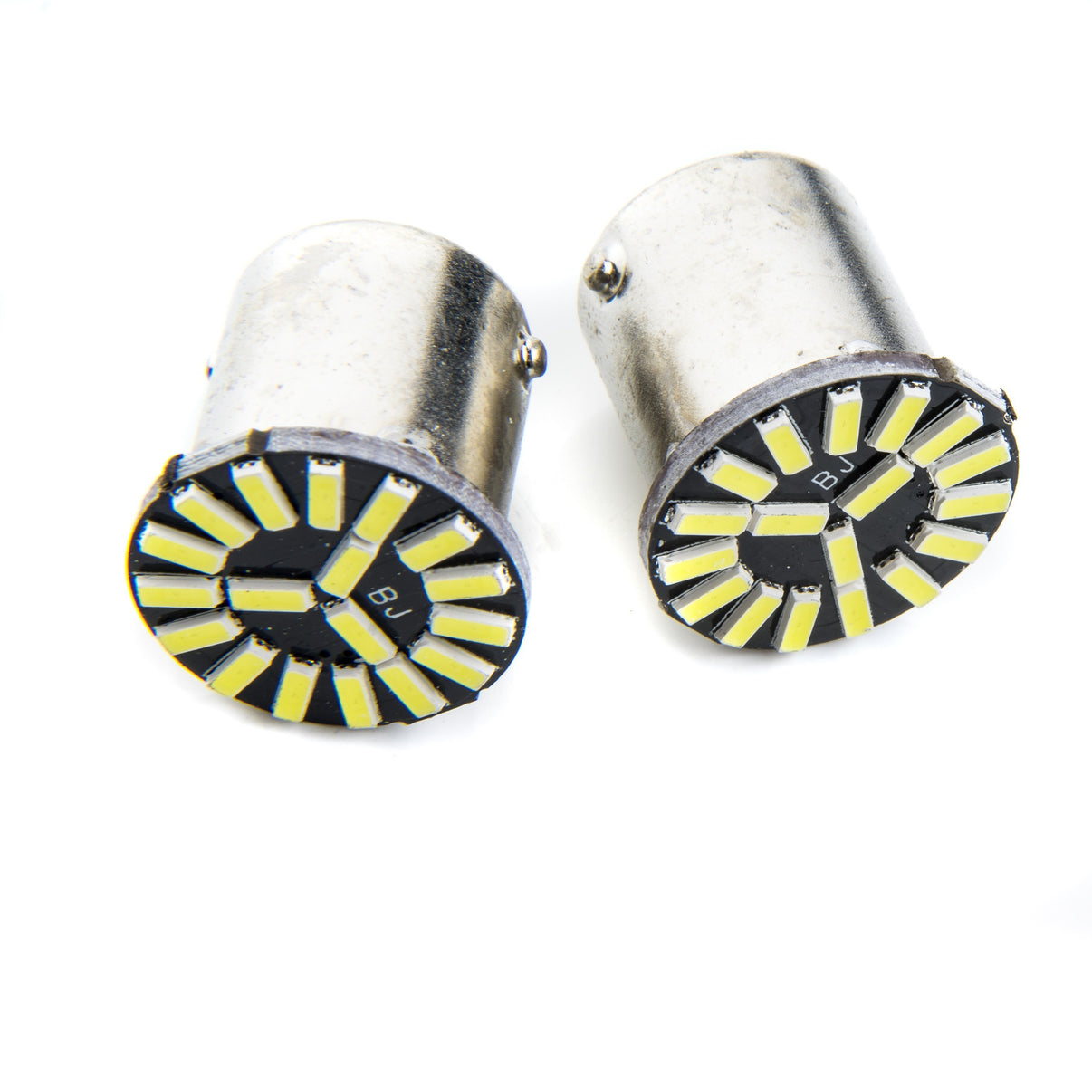 LED-lampa för bil – P21W – BA15S – 6000K – 18 LED – SMD 4014 – 2-pack