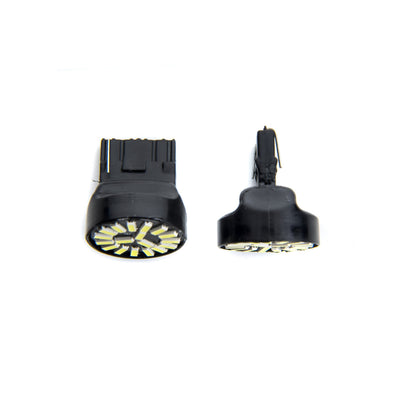 LED-lampa för bil – W21W – W3X16D – 6000K – 18 LED – SMD 4014 – 2-pack