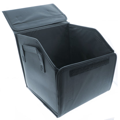 Lastsäkring – Svart – 30 × 30 × 28 cm – stiffened paper, Konstläder (PU)
