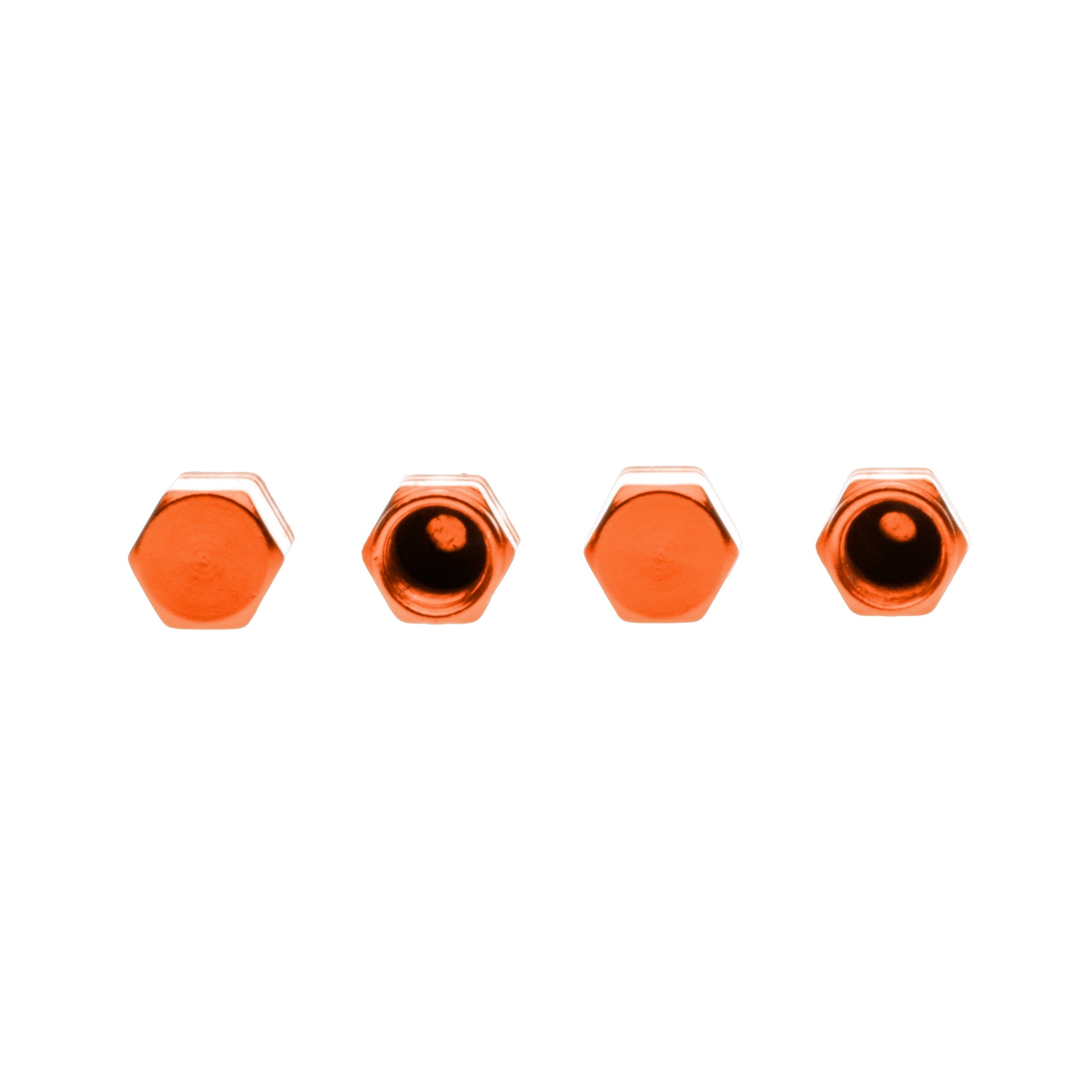 Ventilhattar – Orange – 4-pack