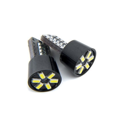 LED-lampa för bil – W5W – W2,1x9,5d – 6000K – 6 LED – SMD 3014 – 2-pack