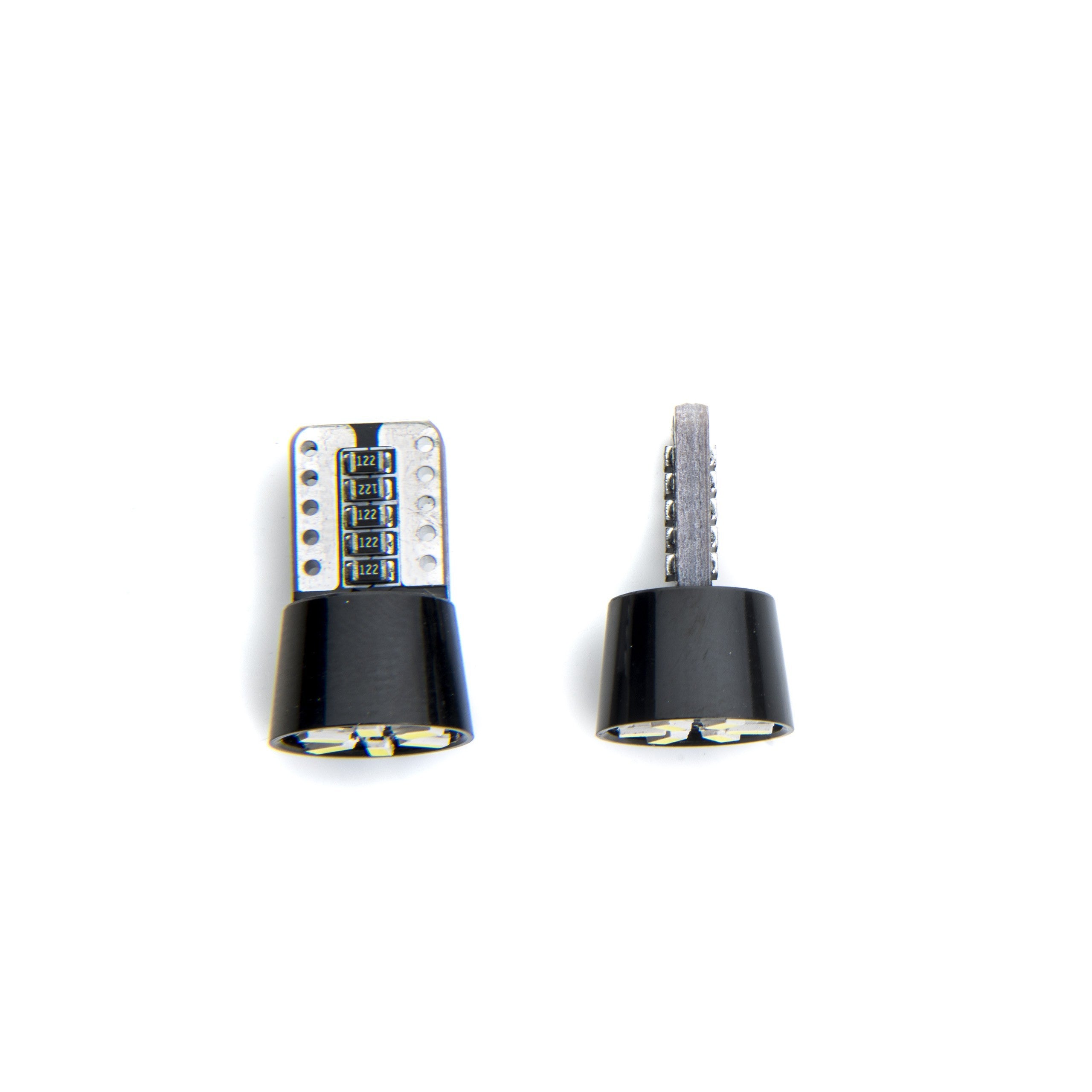 LED-lampa för bil – W5W – W2,1x9,5d – 6000K – 6 LED – SMD 3014 – 2-pack